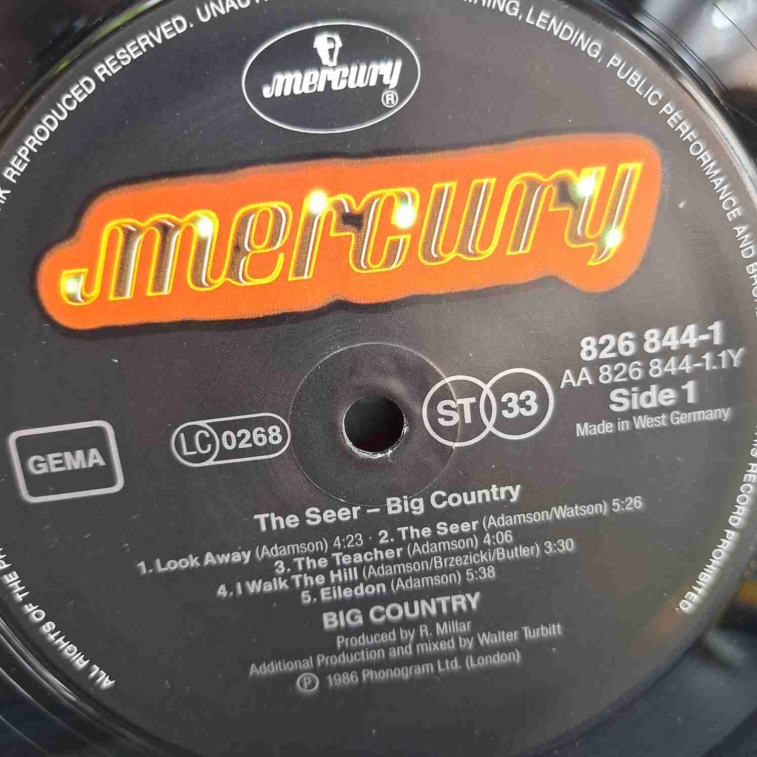 Big Country – The Seer - Disc VINIL LP VG VG+ - imagine 2
