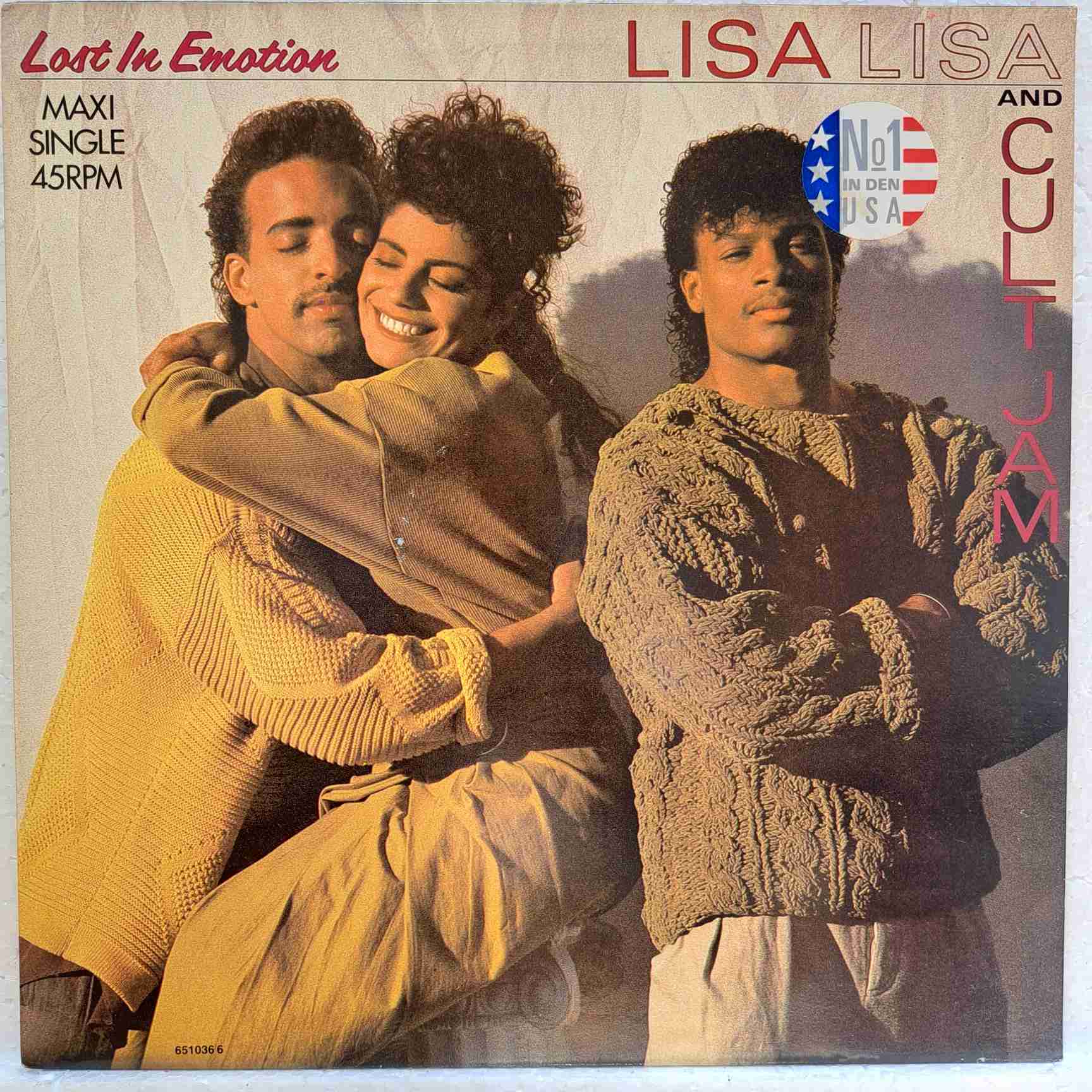 Lisa Lisa And Cult Jam – Lost In Emotion - Disc VINIL MAXI 45 RPM VG+