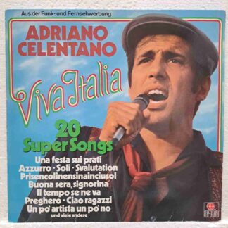 Adriano Celentano ‎– Viva Italia (20 Super Songs) - Disc VINIL LP VG