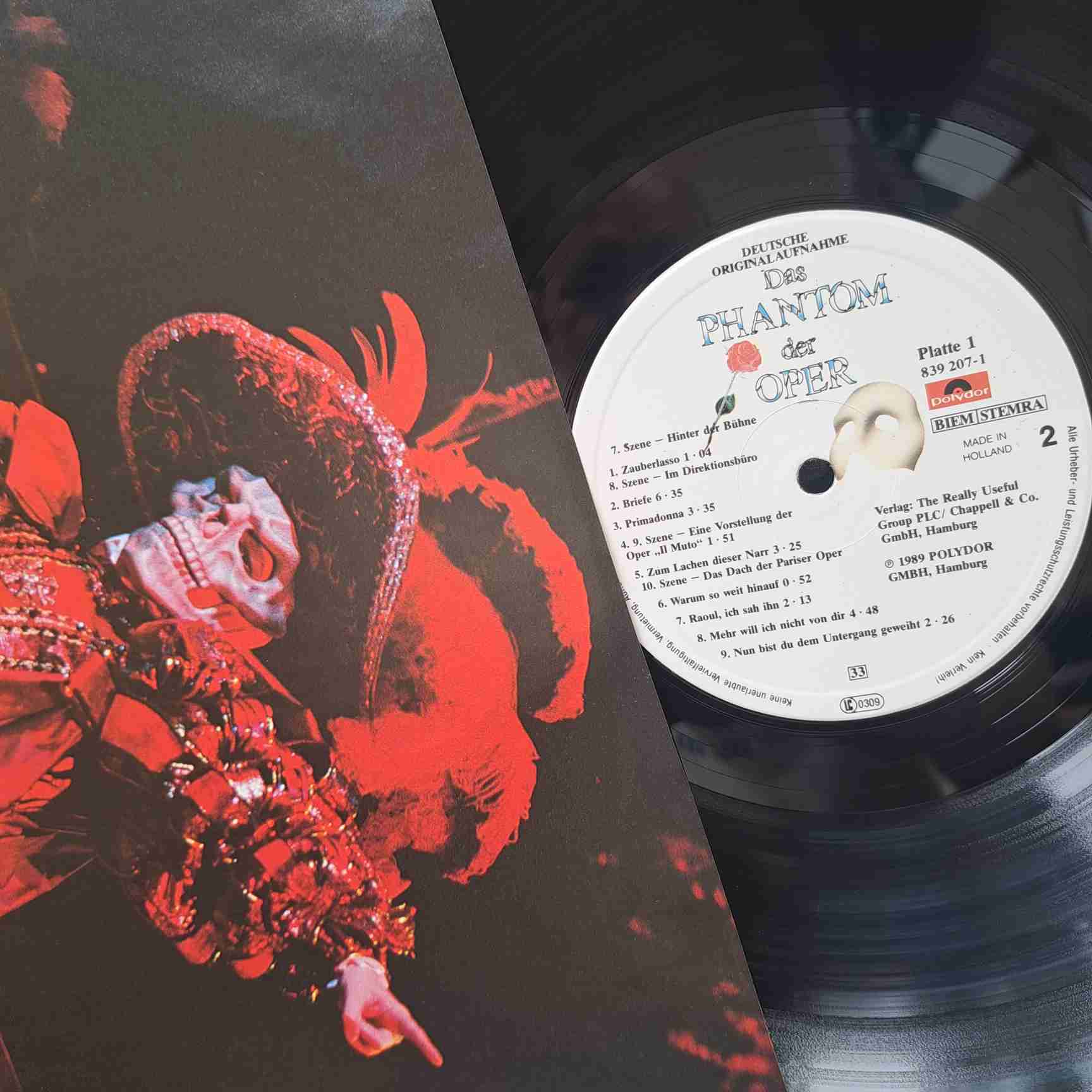 Andrew Lloyd Webber – Das Phantom Der Oper - Disc Vinil 2LP VG+ - imagine 2