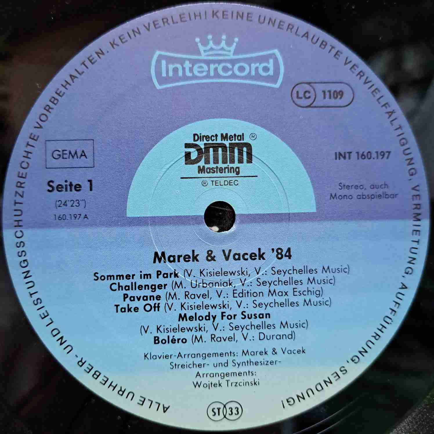 Marek & Vacek – Marek & Vacek '84 - Disc VINIL LP VG+ - imagine 2