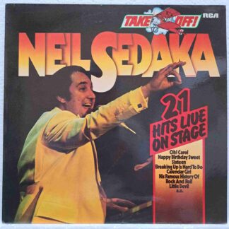 Neil Sedaka – Takeoff - 21 Hits Live On Stage - Disc VINIL LP VG+