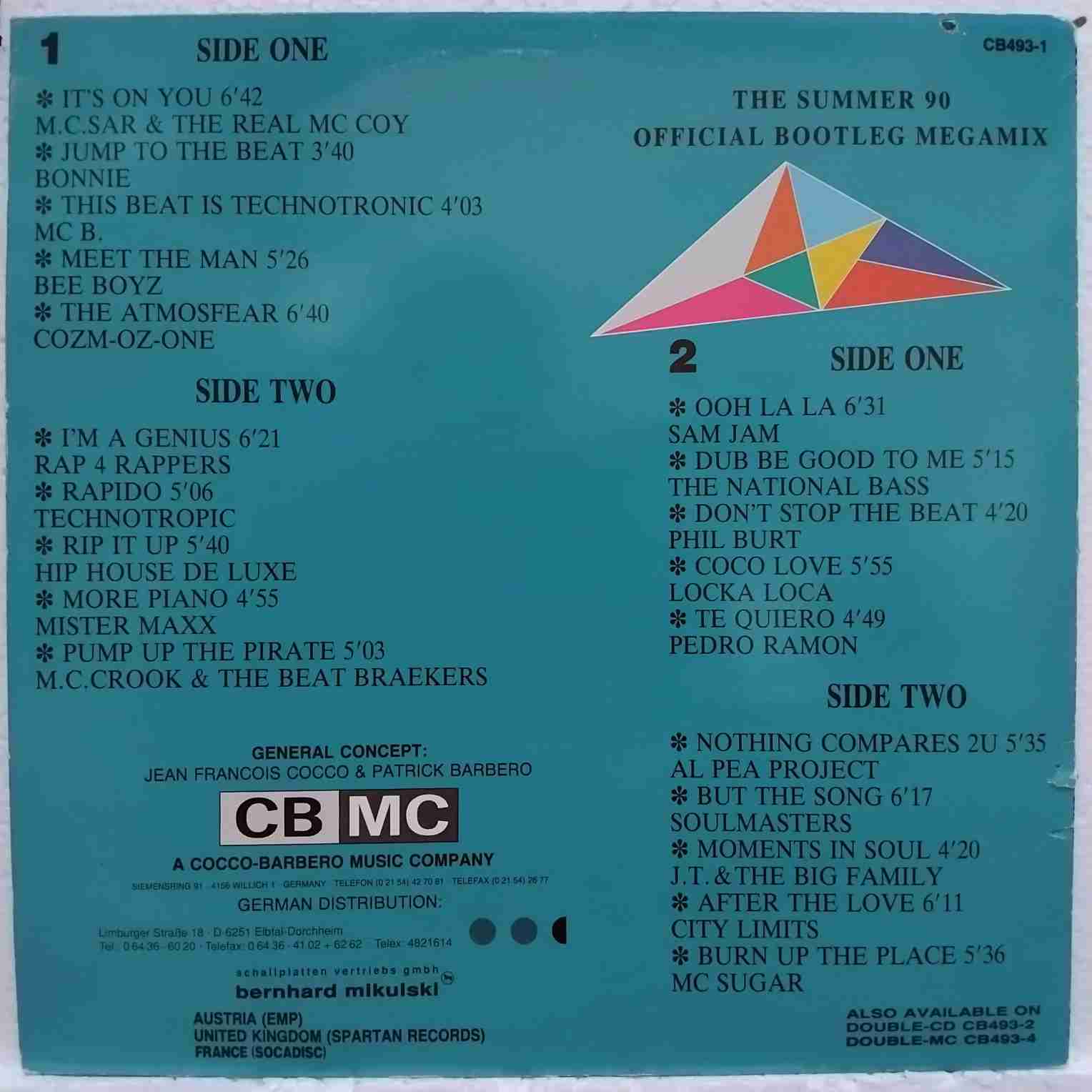 Grandmix In Paradise Vol. II - M.C. Sar & The Real McCoy, Bonnie, MC B, Bee Boyz -Disc VINIL 2LP VG VG+ (box2) - imagine 3