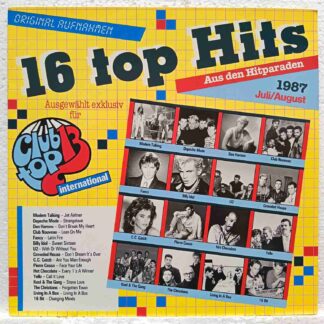 16 Top Hits - Juli/August 1987 - Modern Talking, Fancy, U2, Depeche Mode - Disc VINIL LP VG+