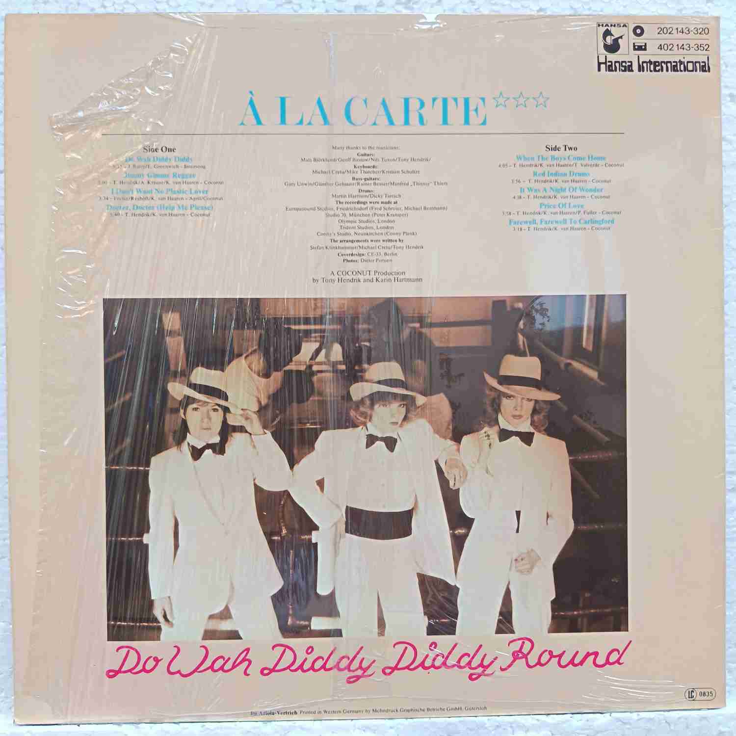 À La Carte – Do Wah Diddy Diddy Round - Disc VINIL LP VG+ - imagine 3