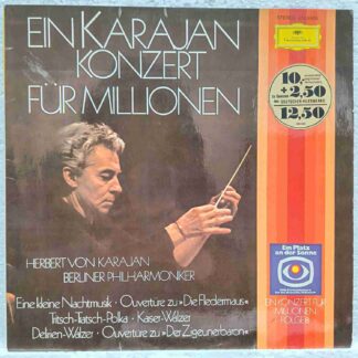 Herbert von Karajan, Berliner Philharmoniker – Ein Karajan Konzert Für Millionen - Disc VINIL LP VG+