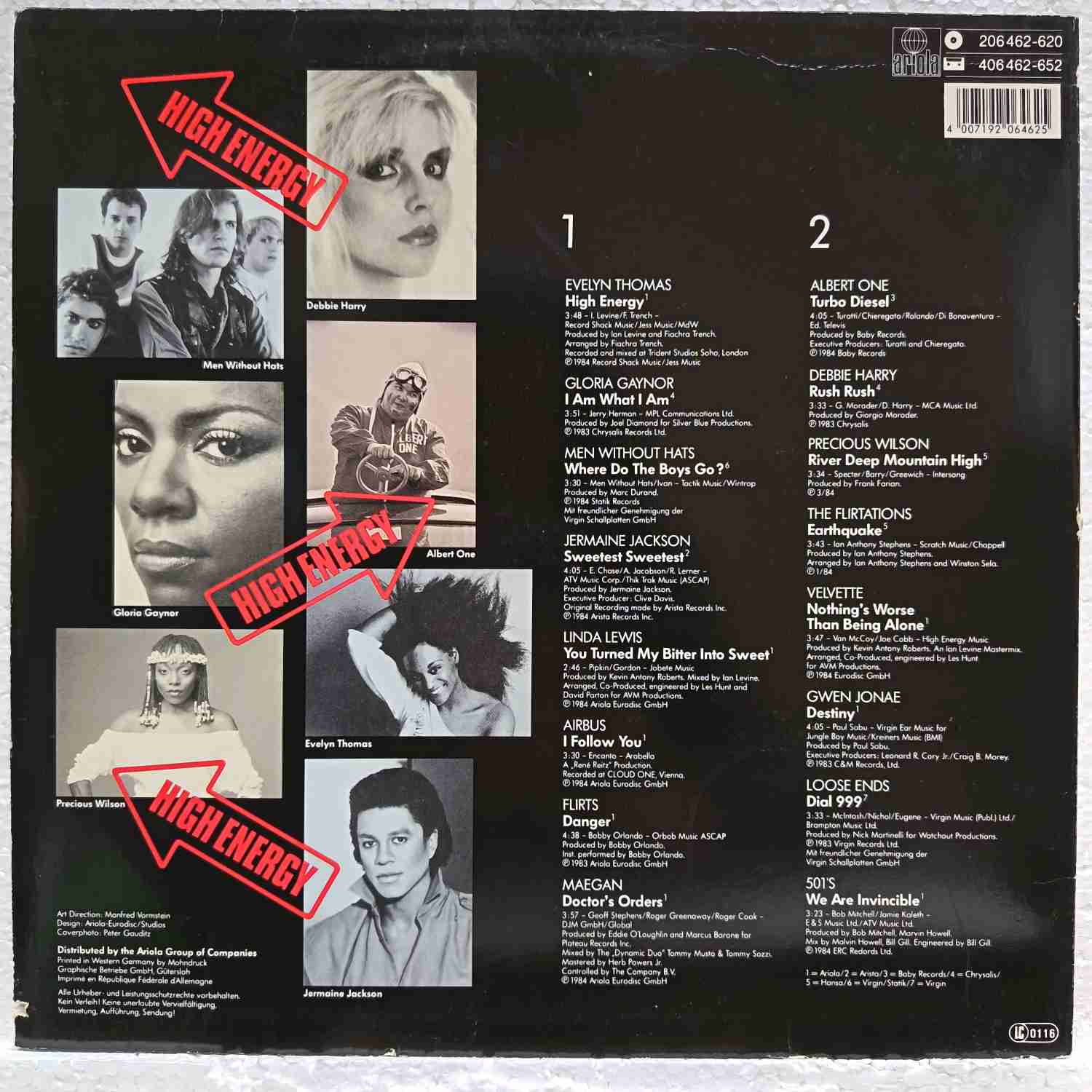 High Energy - Disc VINIL LP VG+ rosu transparent - imagine 2