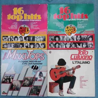 Toto Cutugno – L'Italiano și 3 compilații top hits - Disc VINIL 5LP VG+ (Sandra, Baccara, Princess, Tubeway Army)