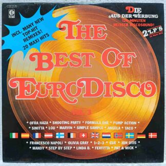 The Best Of Eurodisco Vol. 3  - Disc VINIL LP VG+ rosu  transparent
