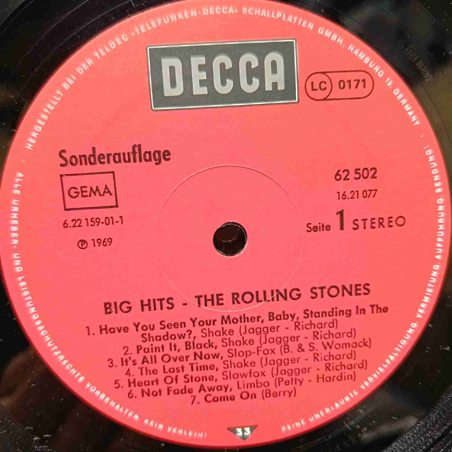 The Rolling Stones – Big Hits (High Tide And Green Grass) - Disc VINIL LP VG+ - imagine 2