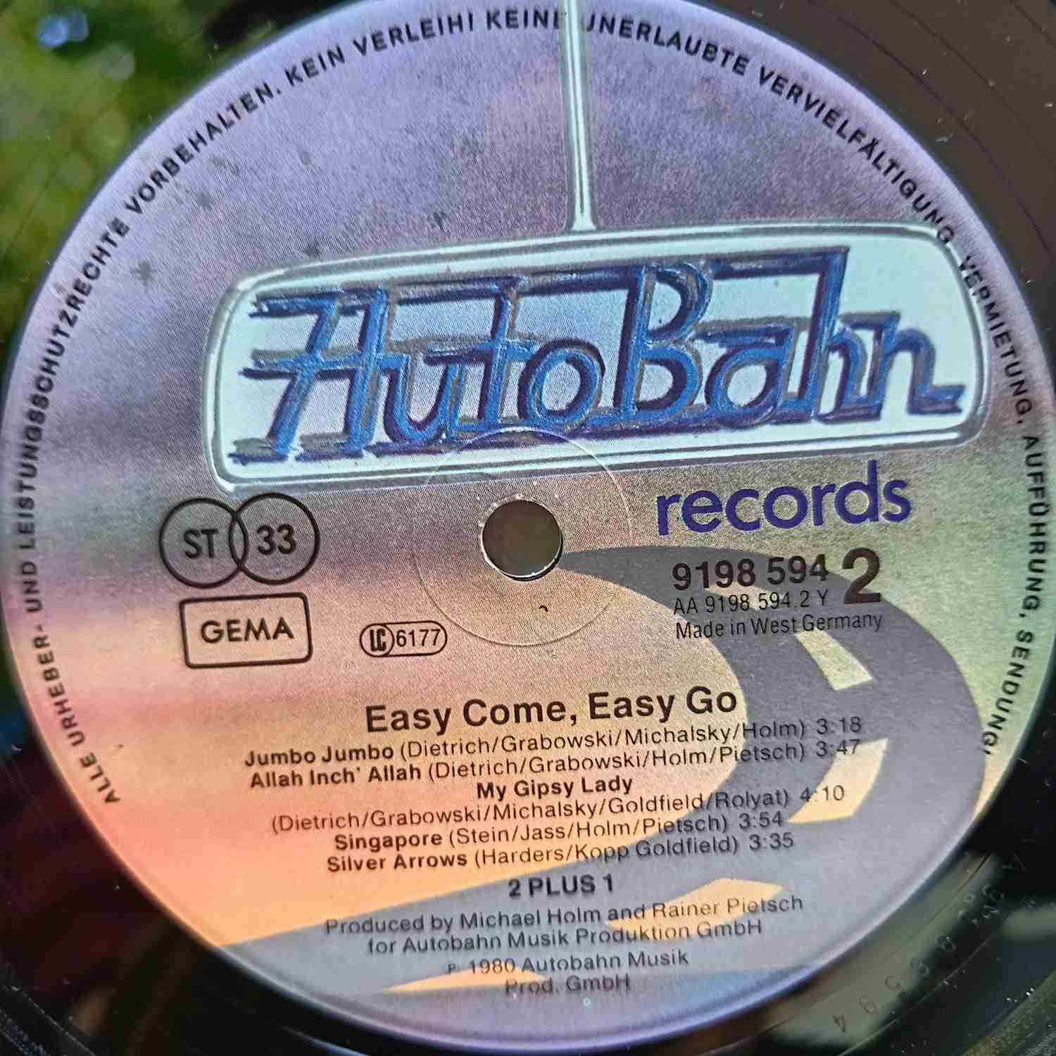 2 plus 1 – Easy Come, Easy Go - Disc VINIL LP VG - imagine 2