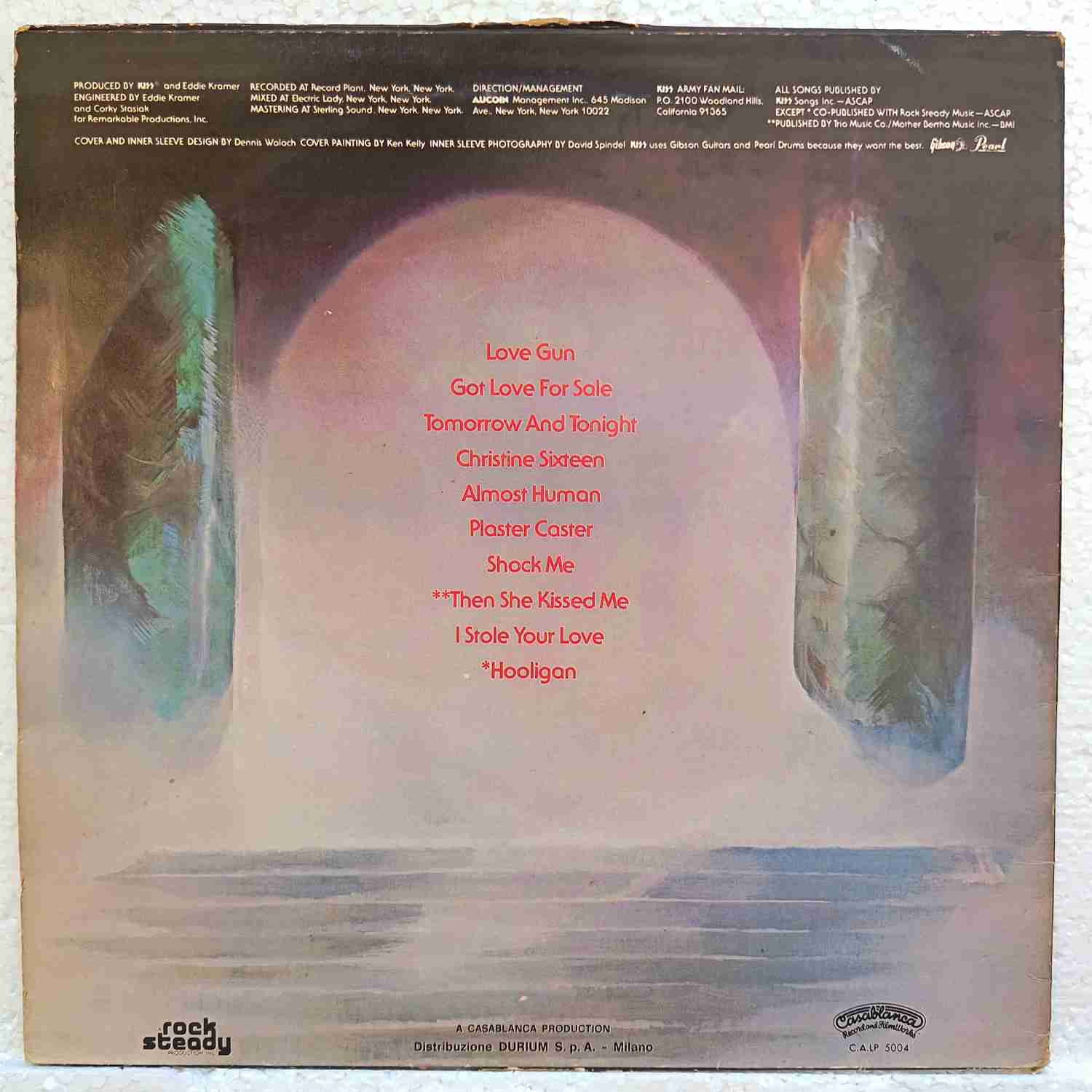 Kiss – Love Gun - Disc VINIL LP VG VG+ Italy - imagine 2