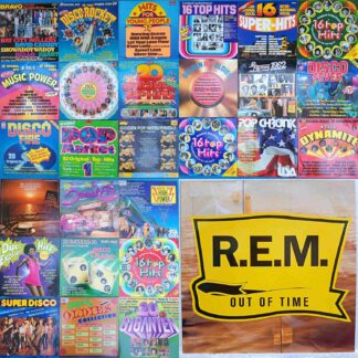 R.E.M. – Out Of Time + 3 Viniluri Surpriză – NU SE POT ALEGE – Discuri VINIL 4LP VG VG+