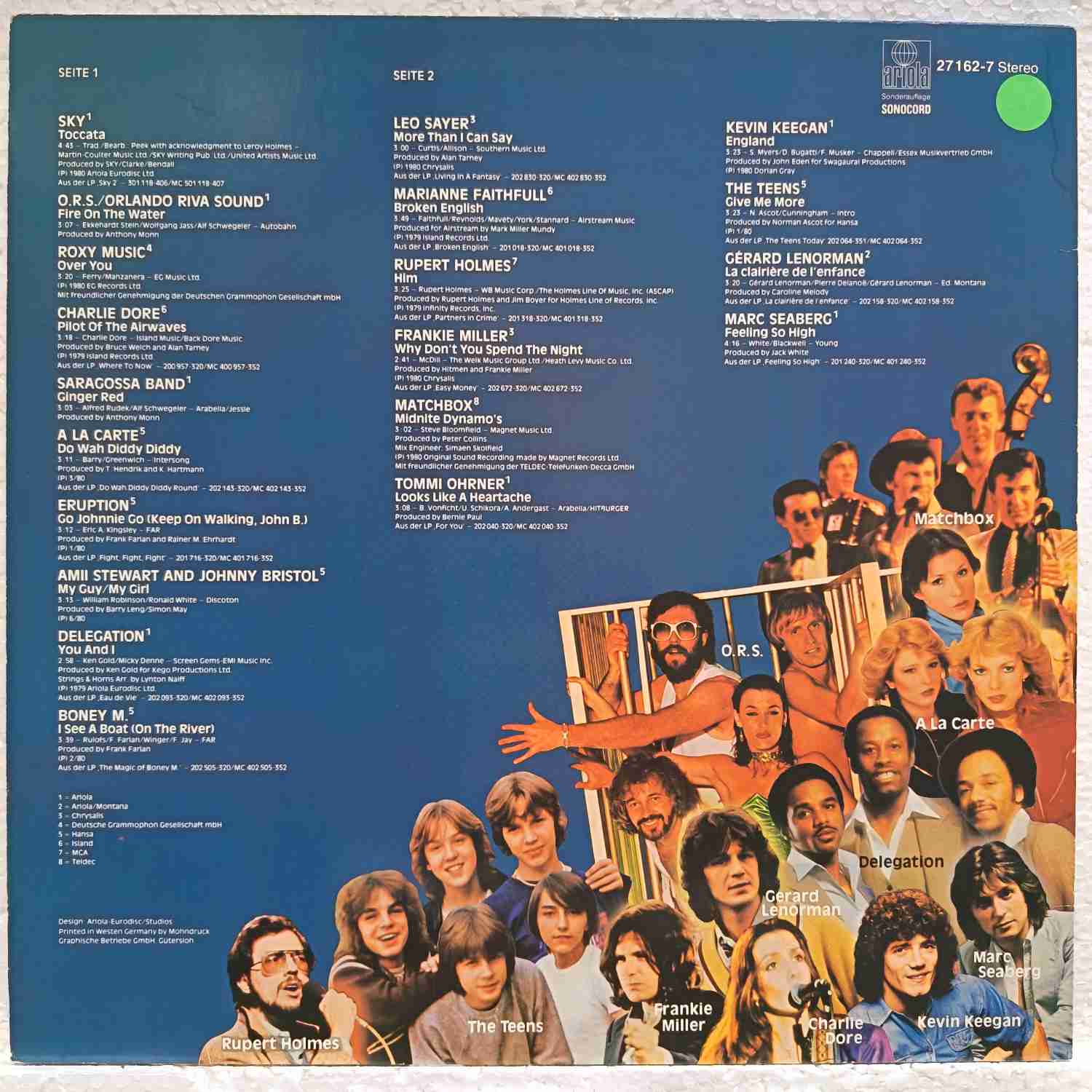 Super 20 - Pop Non Stop - Roxy Music, Boney M., Leo Sayer - Disc VINIL LP VG - imagine 3