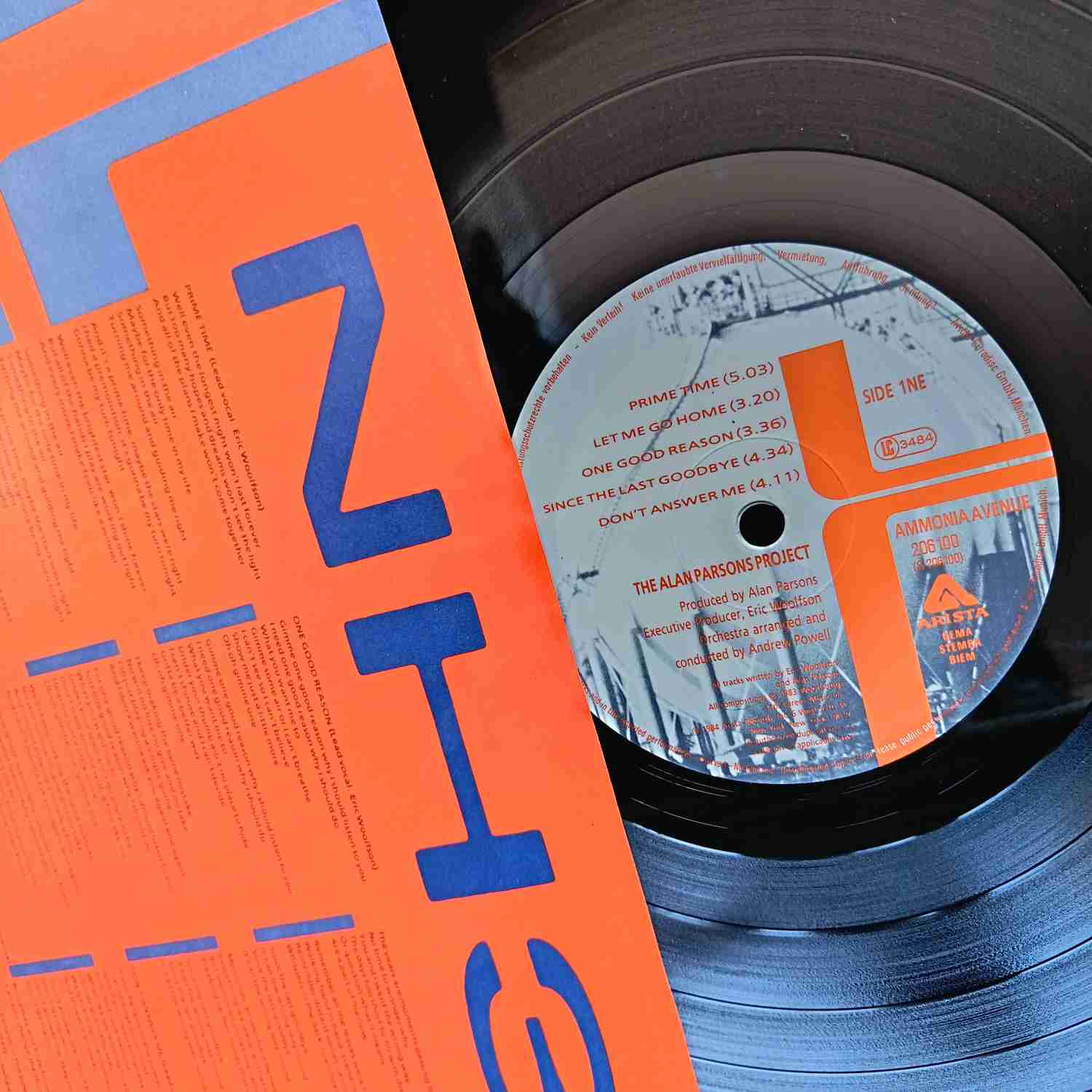 The Alan Parsons Project – Ammonia Avenue - Disc VINIL LP VG+ - imagine 2