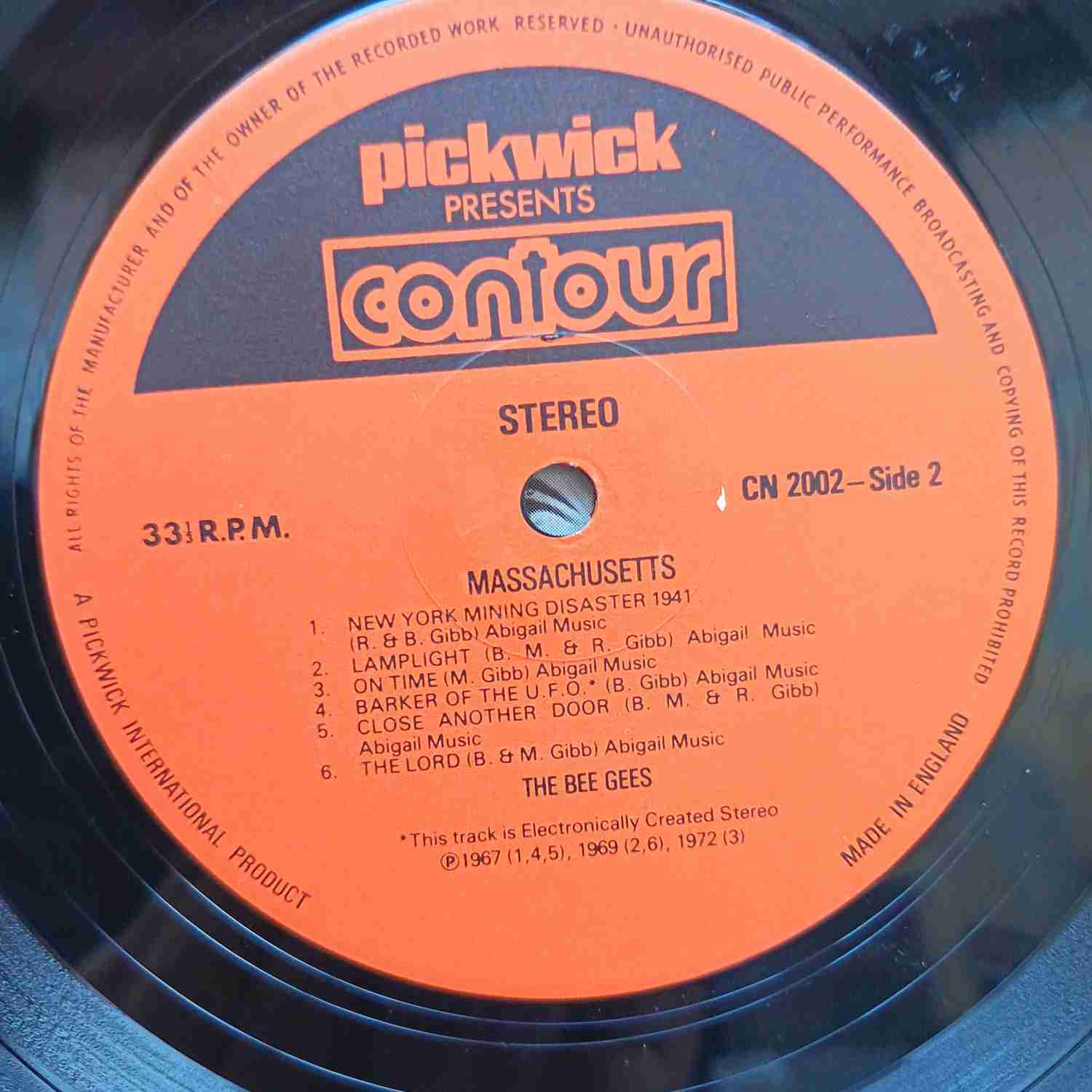 The Bee Gees – Massachusetts - Disc VINIL LP VG VG+ UK - imagine 2