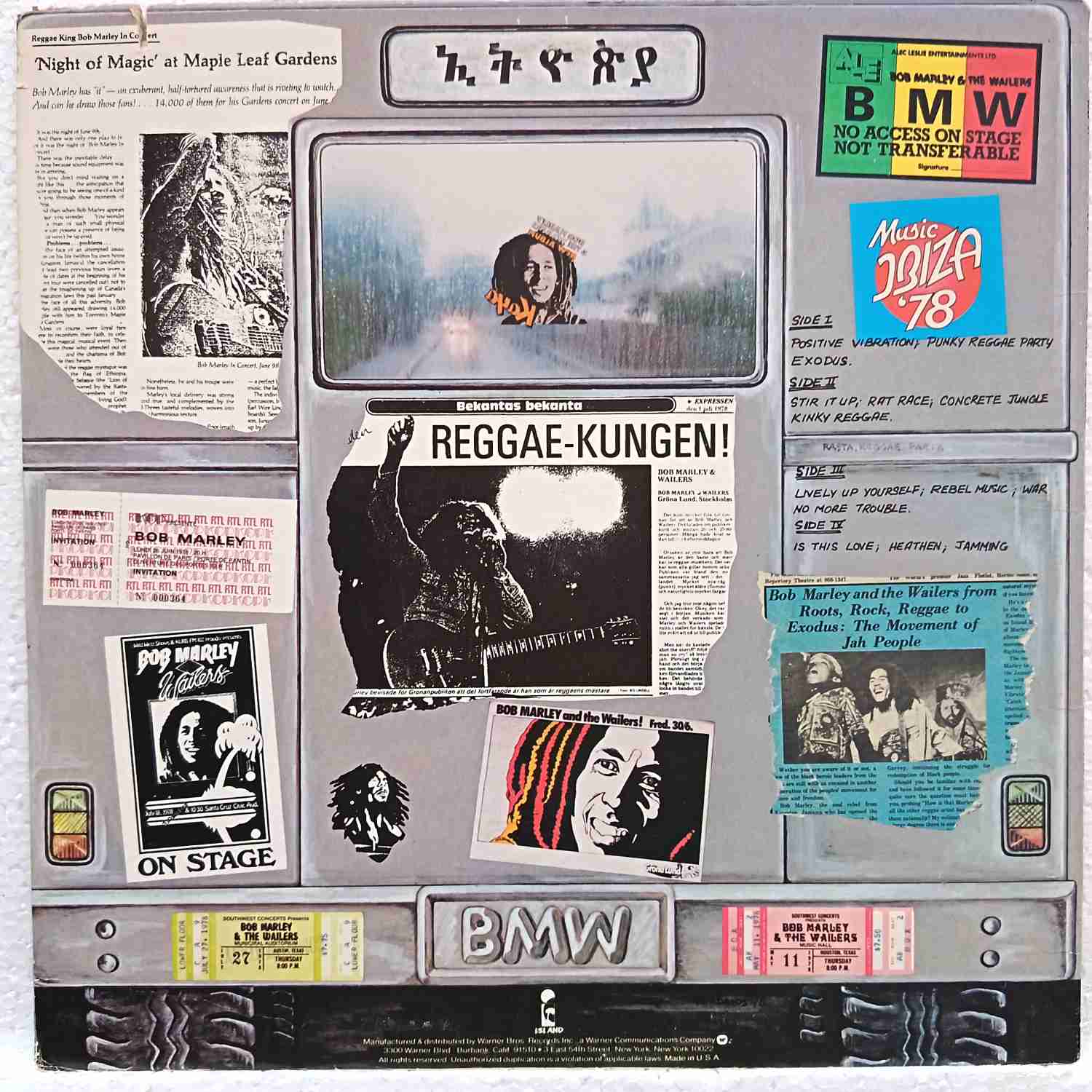 Bob Marley & The Wailers – Babylon By Bus - Disc VINIL LP EX - imagine 2