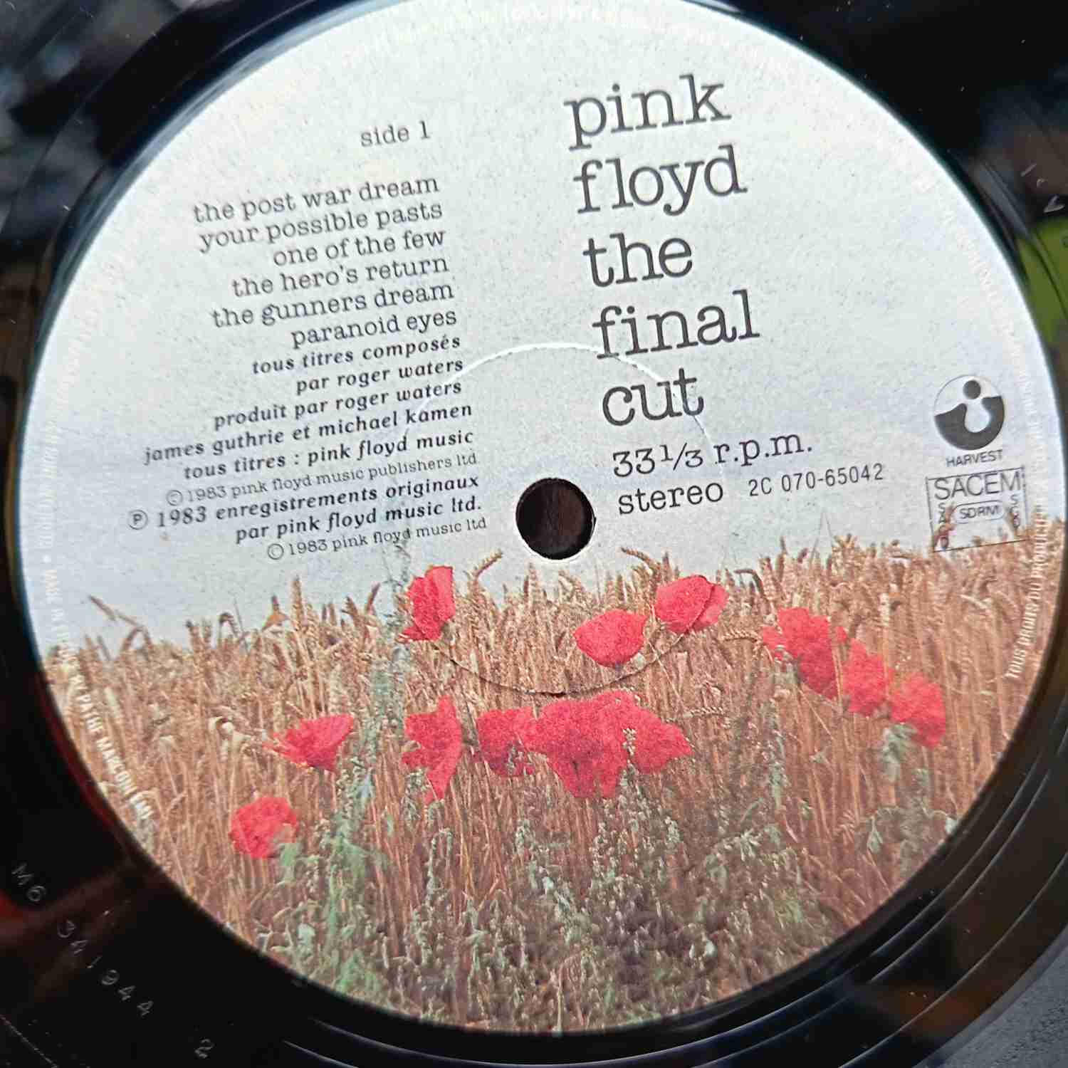 Pink Floyd – The Final Cut - Disc Vinil LP VG VG+ - imagine 4