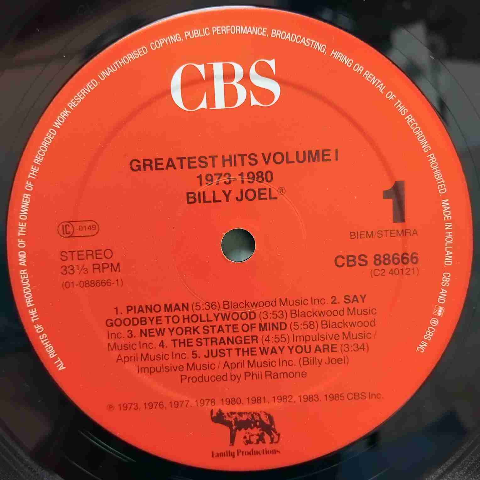 Billy Joel – Greatest Hits Volume I & Volume II - Disc VINIL 2LP VG+ (box1) - imagine 2