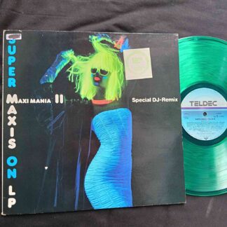 Super Maxis On LP - Maxi-Mania II  - Disc Vinil  LP VG VG+ Green transparent