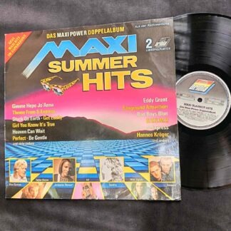 Maxi Summer Hits (Das Maxi Power Doppelalbum - Disc Vinil LP VG VG+ Erasure Sandra Milli Vanilli Bad Boys Blue S-Express Eddy Grant Taylor Dayne Blue System Fairground Attraction