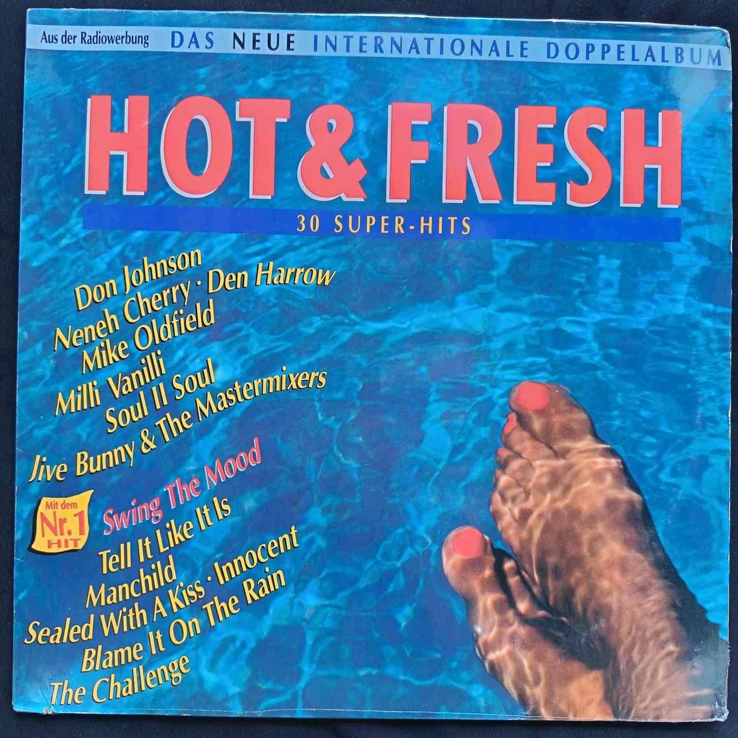 Hot & Fresh - Das Neue Internationale Doppelalbum (30 Super-Hits) - Disc VINIL LP VG (1989)
