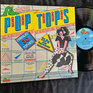 Dino Pop Tops - Falco, Sandra, Bad Boys Blue, C.C. Catch - Disc VINIL 2LP VG+