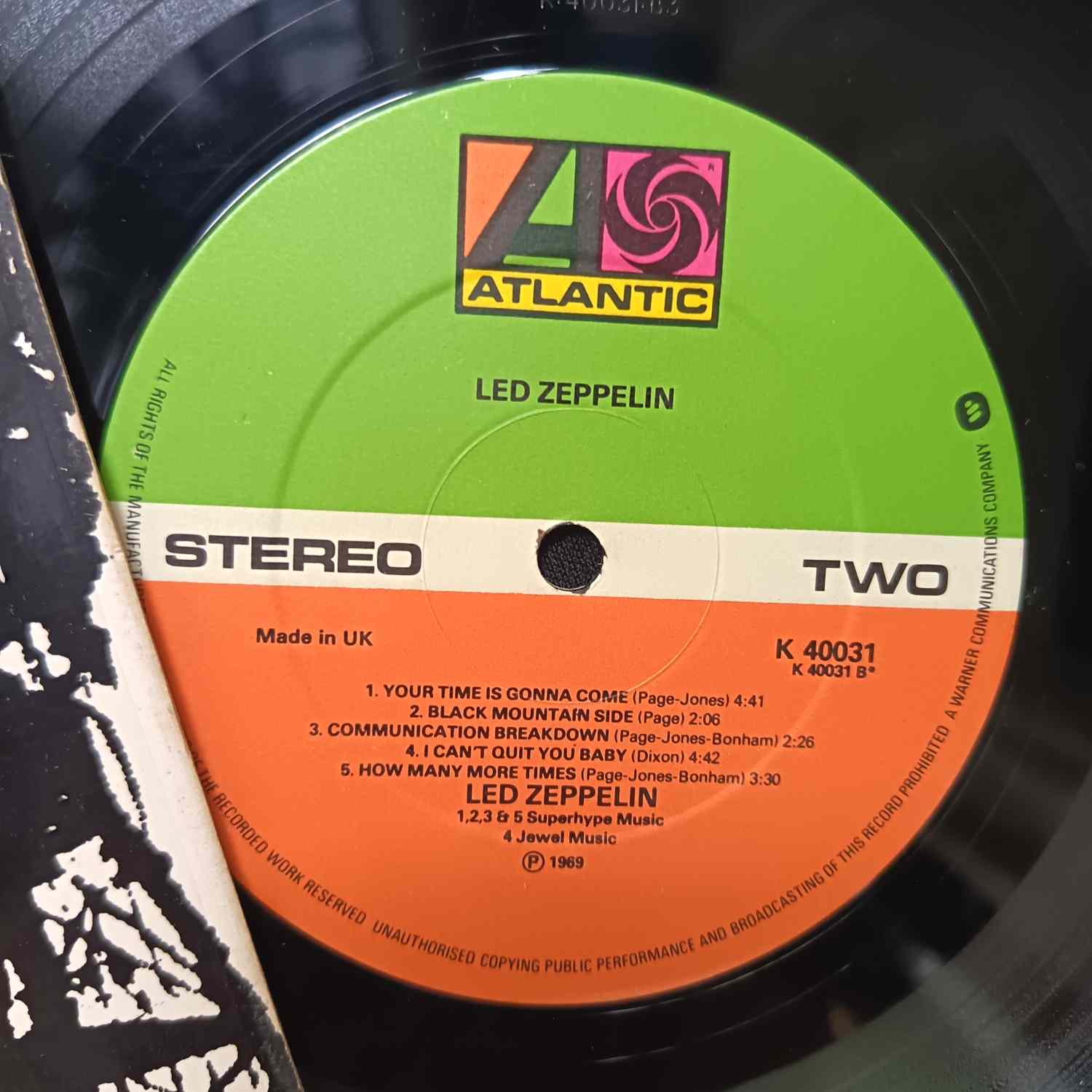 Led Zeppelin – Led Zeppelin - Disc VINIL LP VG VG+ UK - imagine 2