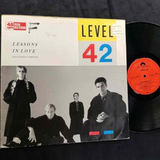 Level 42 – Lessons In Love (Extended Version) - Disc VINIL MAXI 45 RPM VG VG+