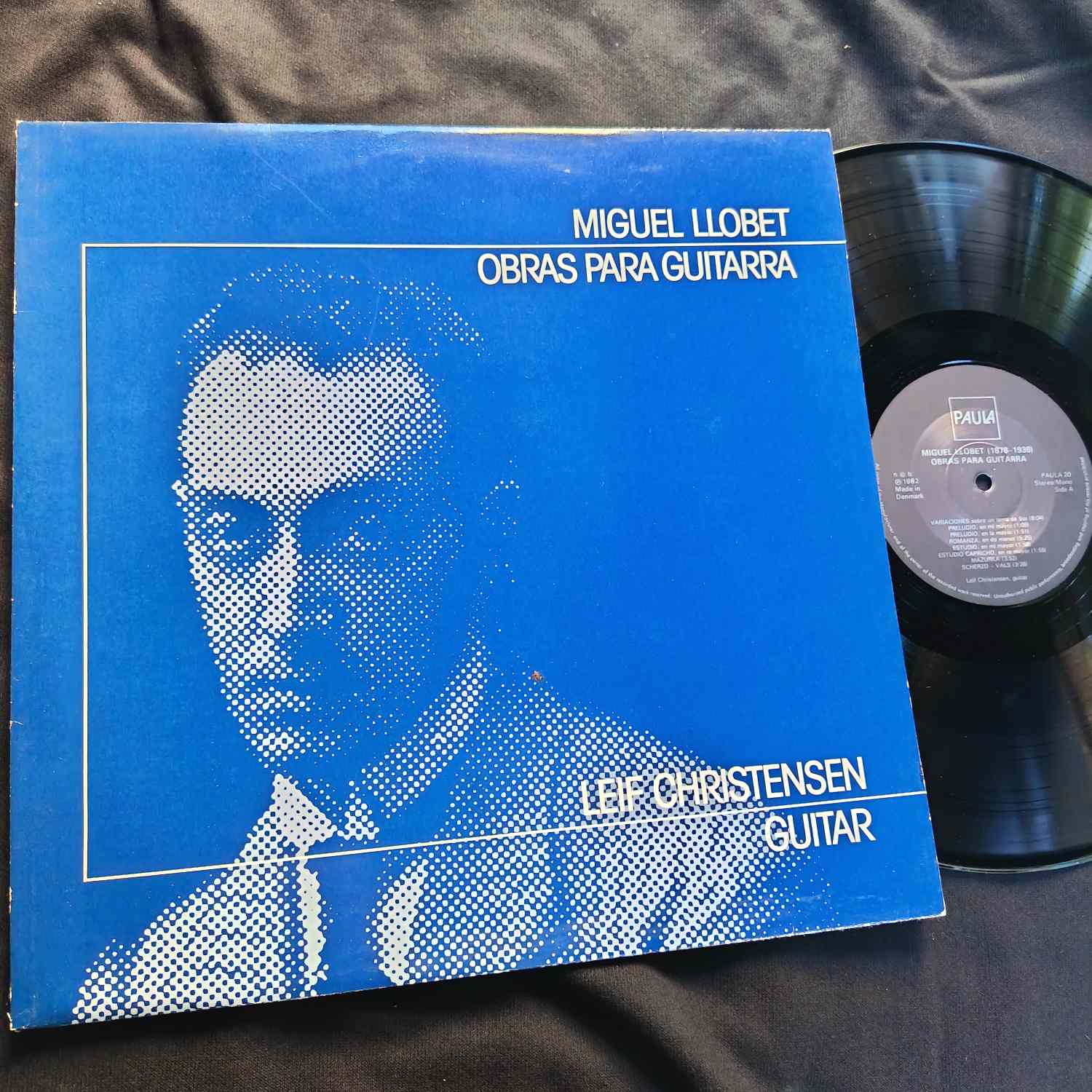 Miguel Llobet - Leif Christensen – Obras Para Guitarra - Disc VINIL LP VG+