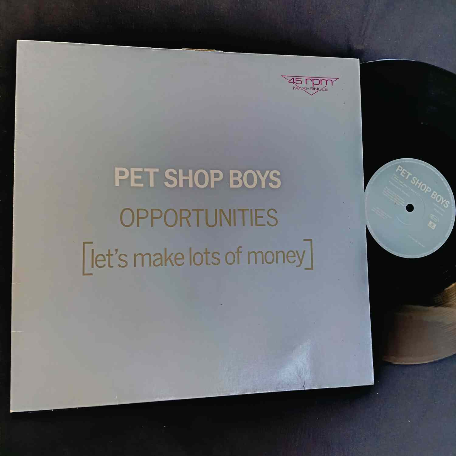 Pet Shop Boys – Opportunities (Let's Make Lots Of Money) - Disc VINIL MAXI 45 RPM VG+