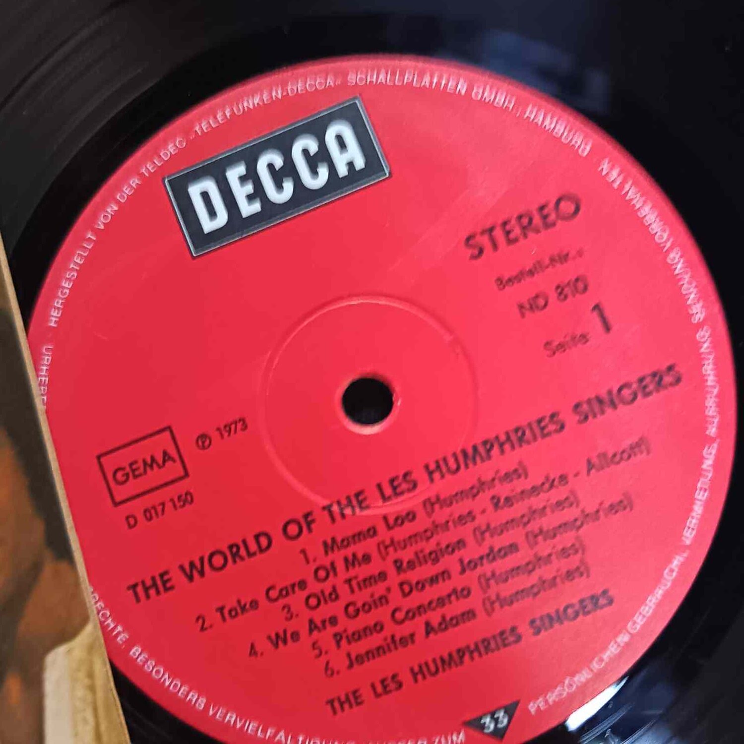 The Les Humphries Singers – The World Of The Les Humphries Singers - Disc VINIL LP VG VG+ - imagine 2