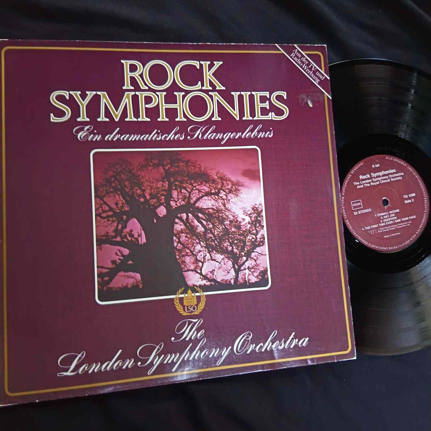 The London Symphony Orchestra And The Royal Choral Society – Rock Symphonies - Disc VINIL LP VG VG+