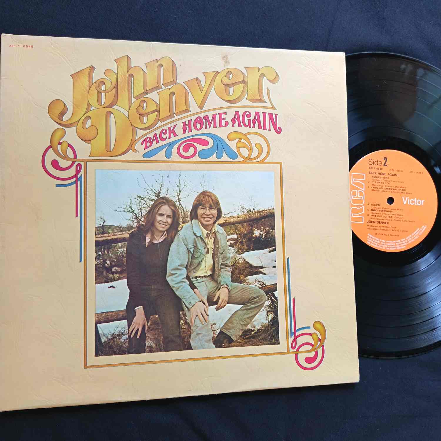 John Denver – Back Home Again - Disc VINIL LP VG VG+ UK