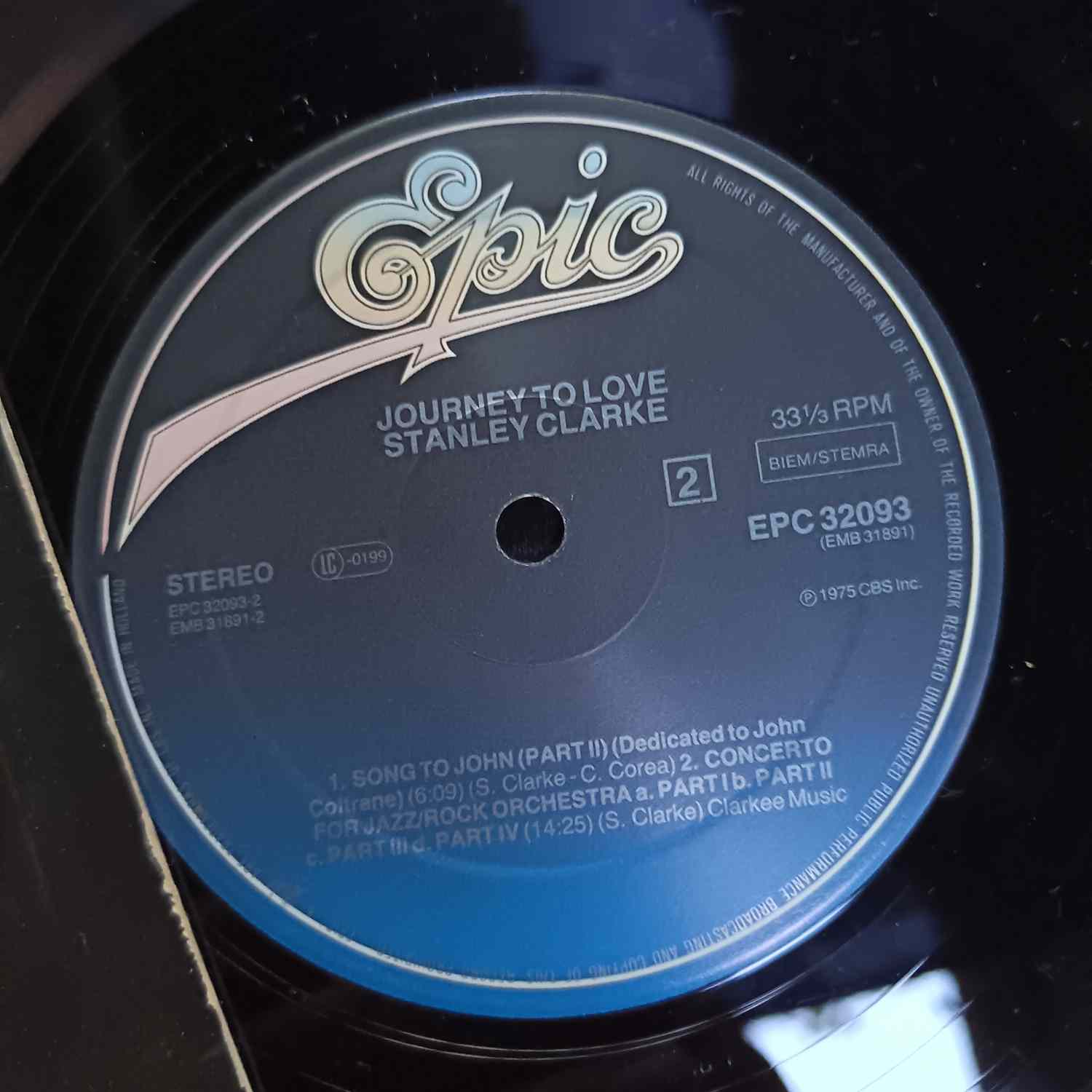 Stanley Clarke – Journey To Love - Disc VINIL LP VG VG+ - imagine 2