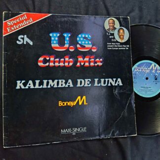Boney M. – Kalimba De Luna (Special Extended U.S. Club Mix) - Disc VINIL MAXI 45 RPM VG VG+  Guru Josh – Infinity (1990's...Time For The Guru) - Disc VINIL MAXI 45 RPM VG VG+ REZREVAT ADRIAN PANA IN   1 10 2026