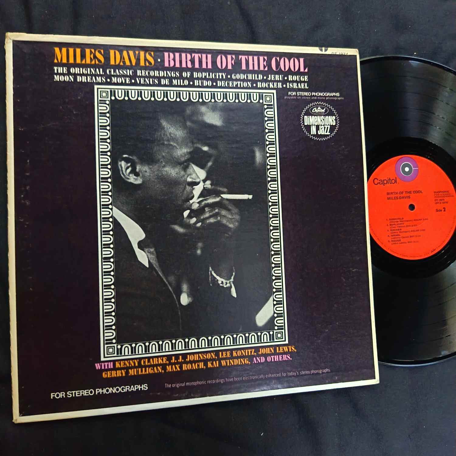 Miles Davis – Birth Of The Cool - Disc VINIL LP VG VG+ USA