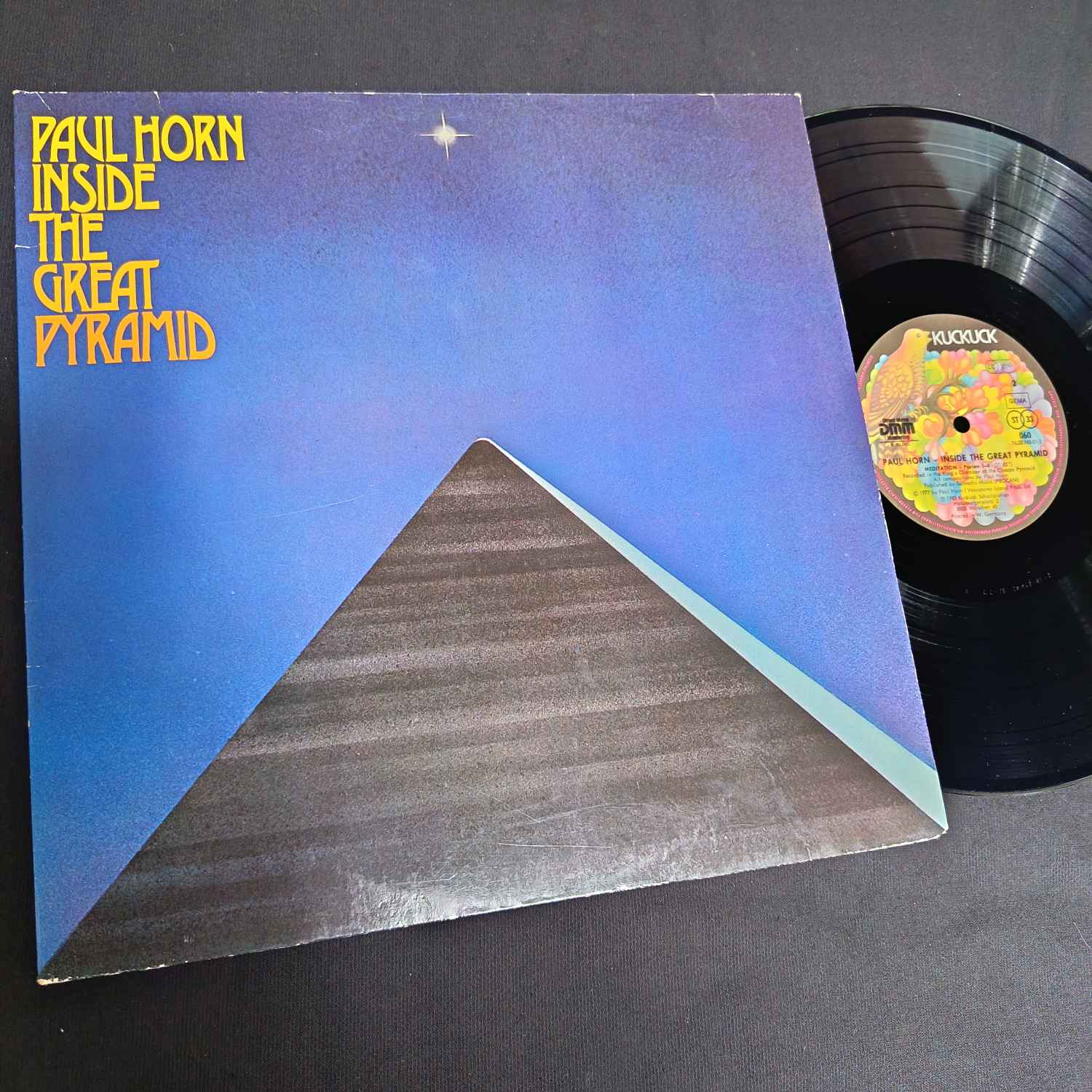 Paul Horn – Inside The Great Pyramid - Disc VINIL 2LP VG+