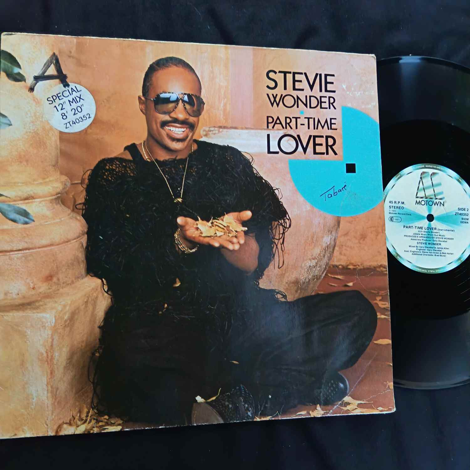 Stevie Wonder – Part-Time Lover - Disc VINIL MAXI 45 RPM VG VG+