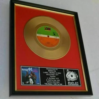 Boney M. – "Ma Baker" & "Still I'm Sad" Disc replică auriu