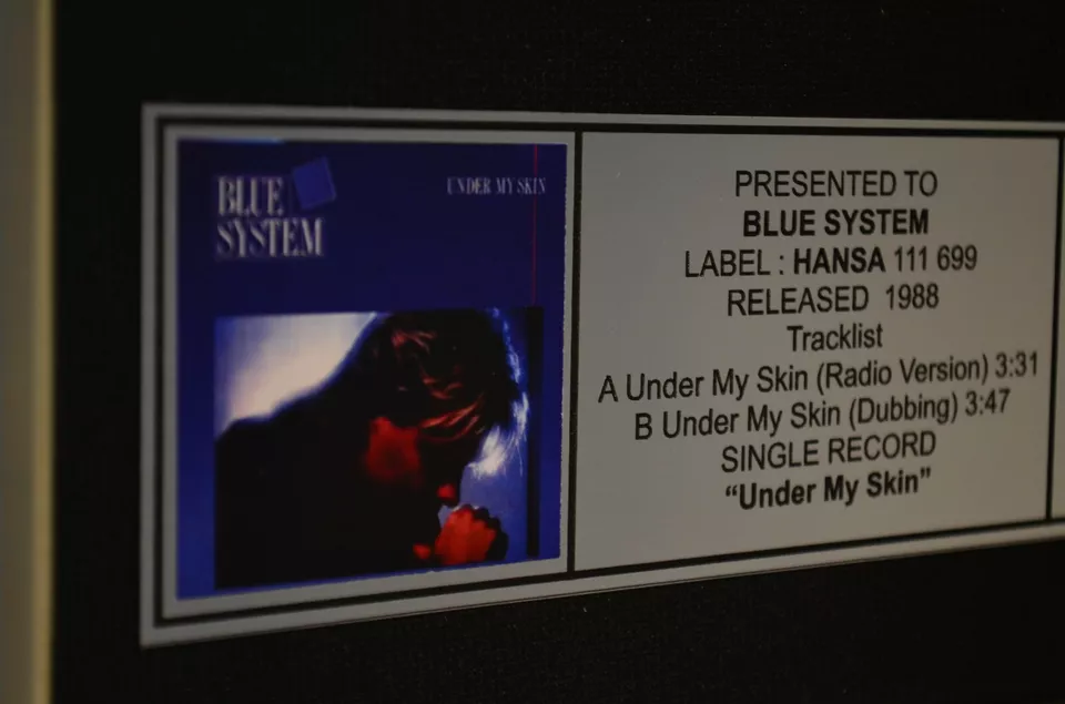 Blue System – "Under My Skin" Disc replică argintiu - imagine 3