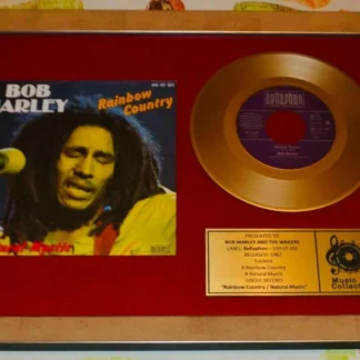 Bob Marley – "Rainbow Country" / "Natural Mystic" Disc replică auriu