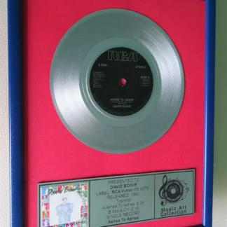 David Bowie – "Ashes to Ashes" Disc replică argintiu
