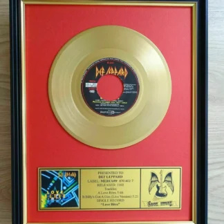 Def Leppard – "Love Bites" Disc replică auriu