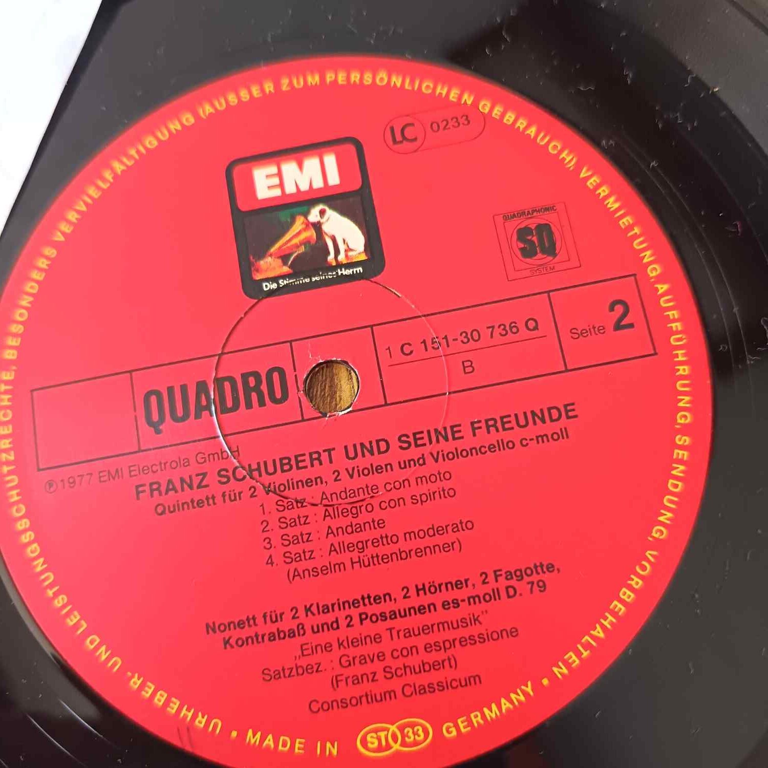 Franz Schubert, Consortium Classicum – Und Seine Freunde - Box Set - Disc VINIL 4LP VG+++ - imagine 2
