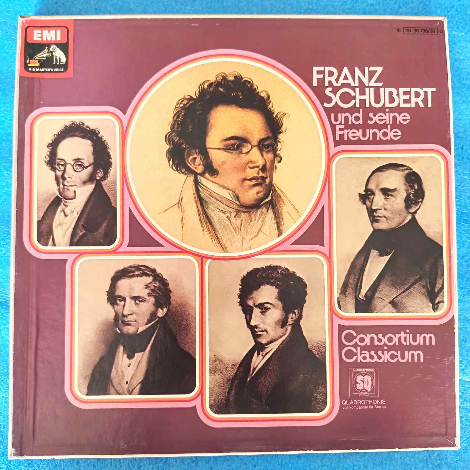 Franz Schubert, Consortium Classicum – Und Seine Freunde - Box Set - Disc VINIL 4LP VG+++