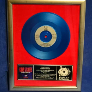 Guns N’ Roses – “Knockin’ on Heaven’s Door” Disc replică albastru