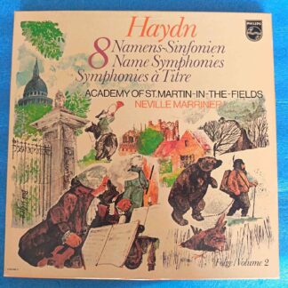 Haydn – 8 Namens-Sinfonien – Academy Of St. Martin-in-the-Fields, Neville Marriner - Box Set - Disc VINIL 4LP VG+++