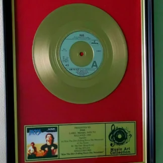INXS – "Kiss the Dirt (Falling Down the Mountain)" Disc replică auriu