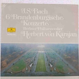 J.S. Bach, Berlin Philharmonic Orchestra, Herbert Von Karajan – J.S. Bach 6 Concertos - Disc VINIL 2LP VG+ (Deutsche Grammophon)